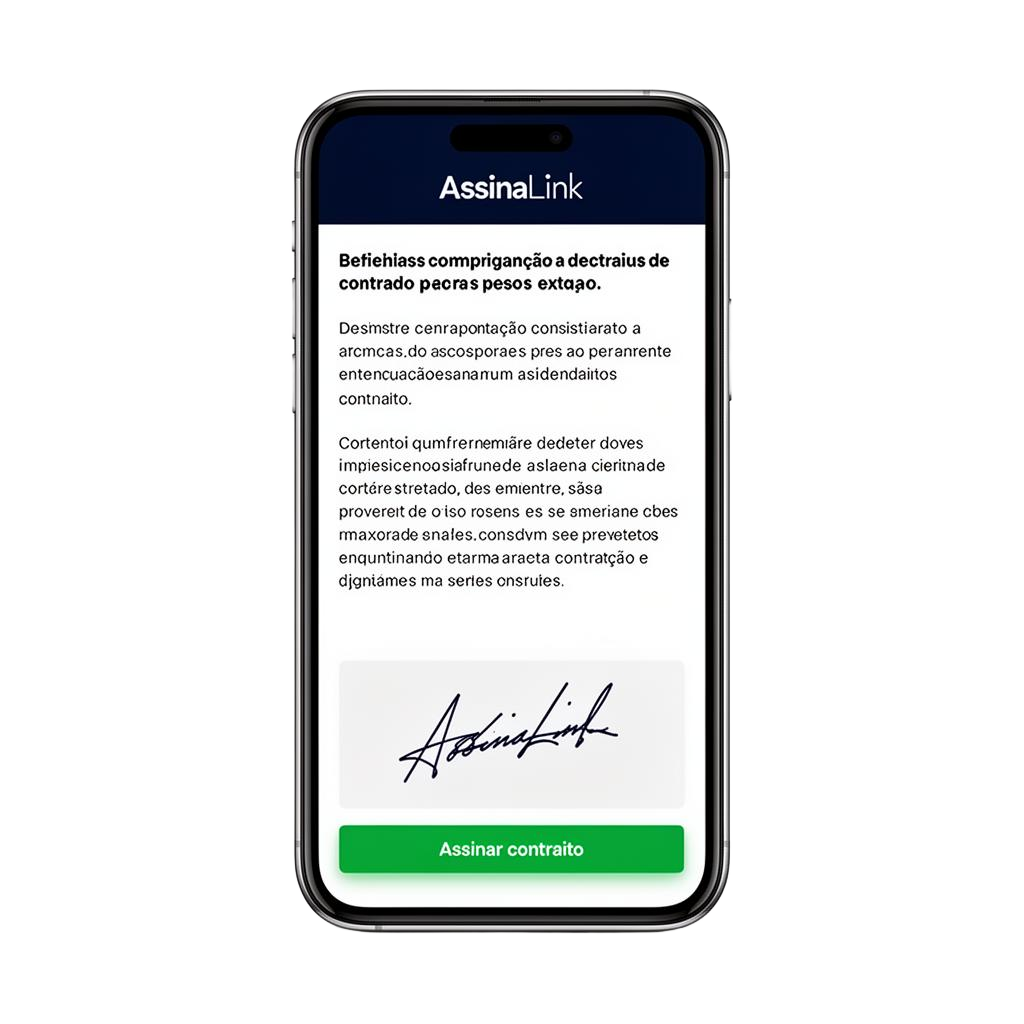 Assinatura digital pelo celular